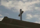 教会屋根の十字架
